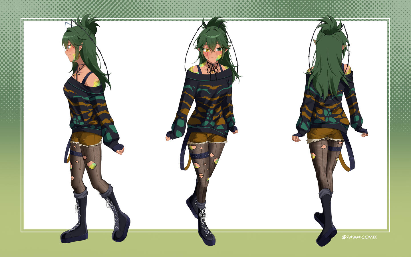 Tess Sinclair Reference (PawmiComix)