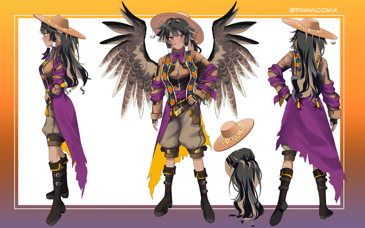Aquila Sinclair Reference (PawmiComix)